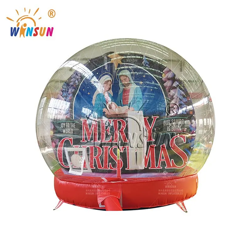 Outdoor Inflatable Snow Globe Photo Booth